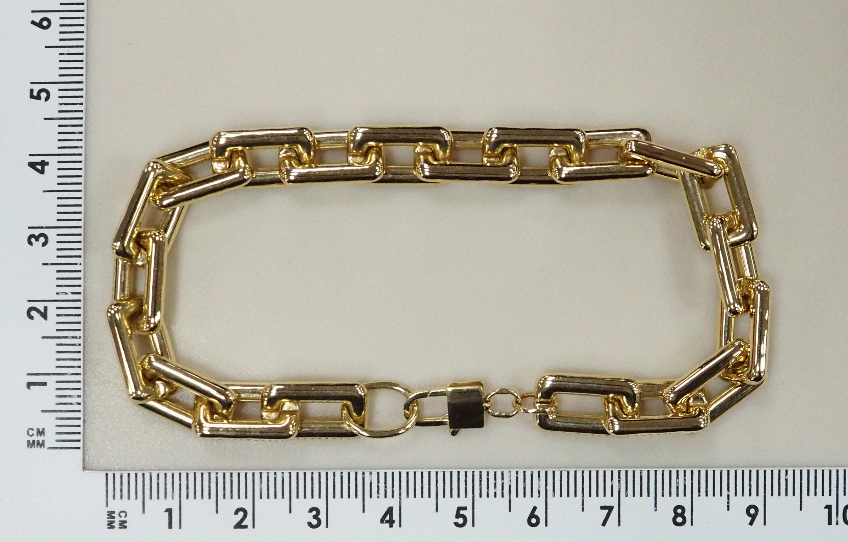 Браслет из желтого золота плетение "Фантазийное"